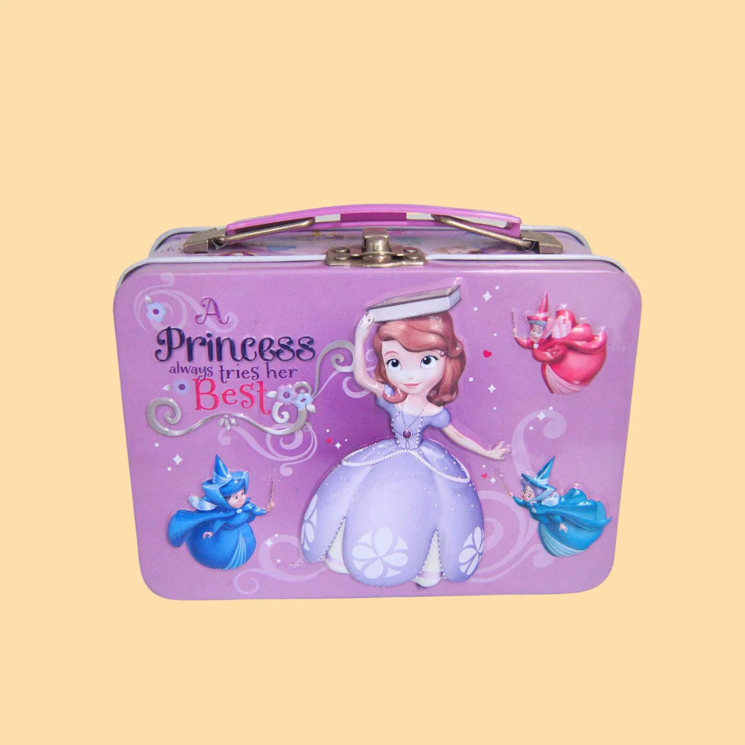 Container de embalagem de biscoitos de café personalizados, balde de pipoca deslizante de metal, placa de música, caixa de almoço, presente de chá, vela, lata de metal, caixa de presente de metal