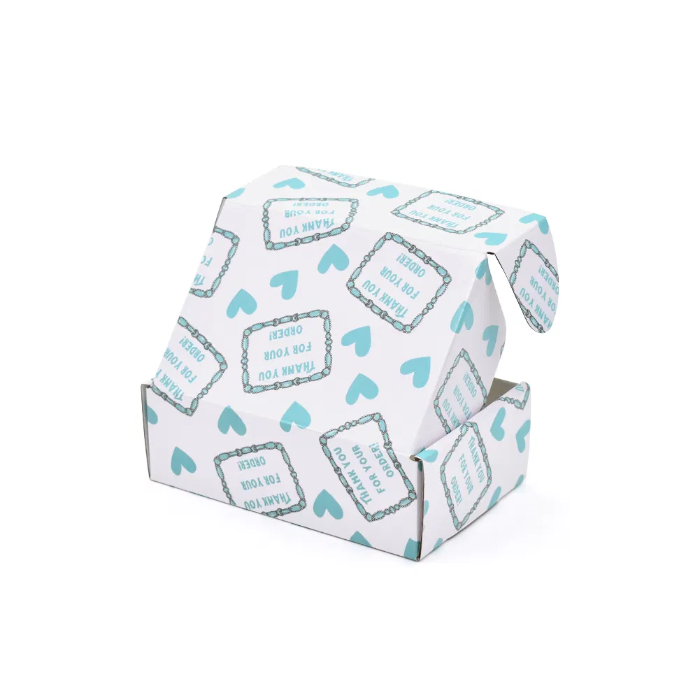 Conjunto de Caixas de Embalagem para Cuidados com a Pele em Papelão Ondulado Ecológico Personalizado