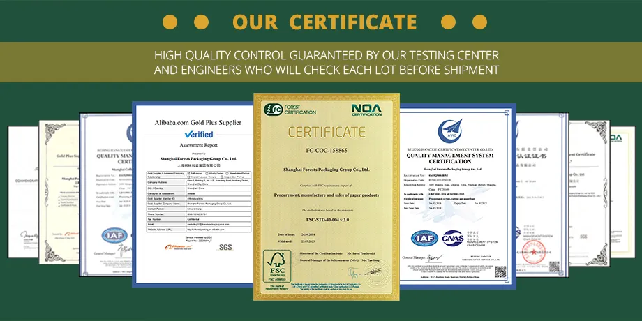 Certificações FSC ISO