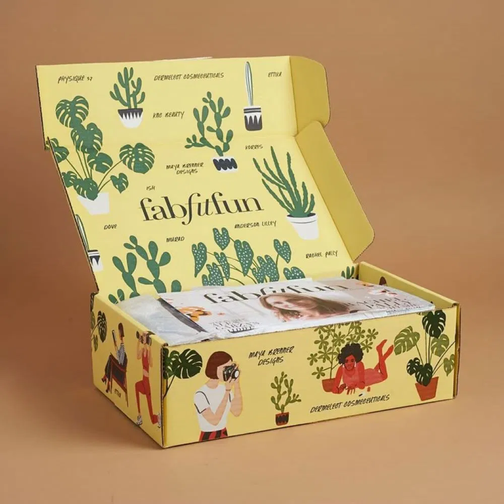 Caixa de Embalagem de Papelão Corrugado Personalizada para Roupas, Calçados e Acessórios de Luxo com Impressão Completa