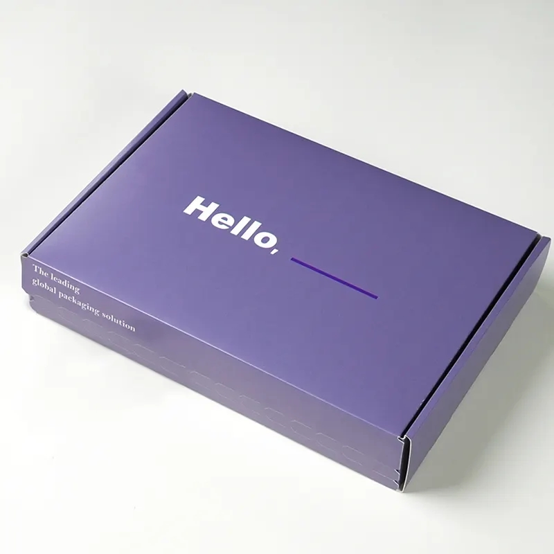 Caixa de Envio de Papelão Corrugado Personalizada Rosa para Embalagem de Cosméticos