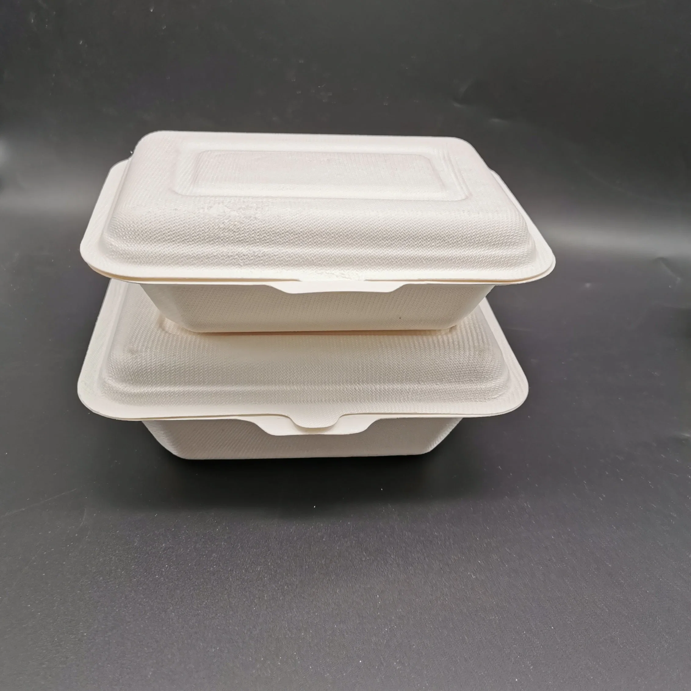 Container de Alimentos Biodegradável e Ecológico 600ml Caixa Clamshell para Alimentos
