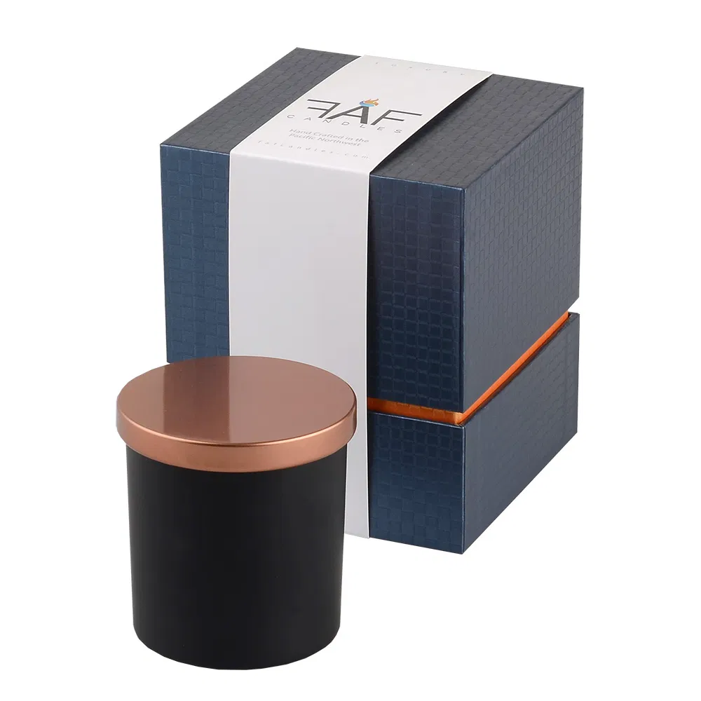 Conjunto de Embalagem de Caixa de Presente de Cera de Luxo com Logo Personalizado e Inserto em Papel Rígido