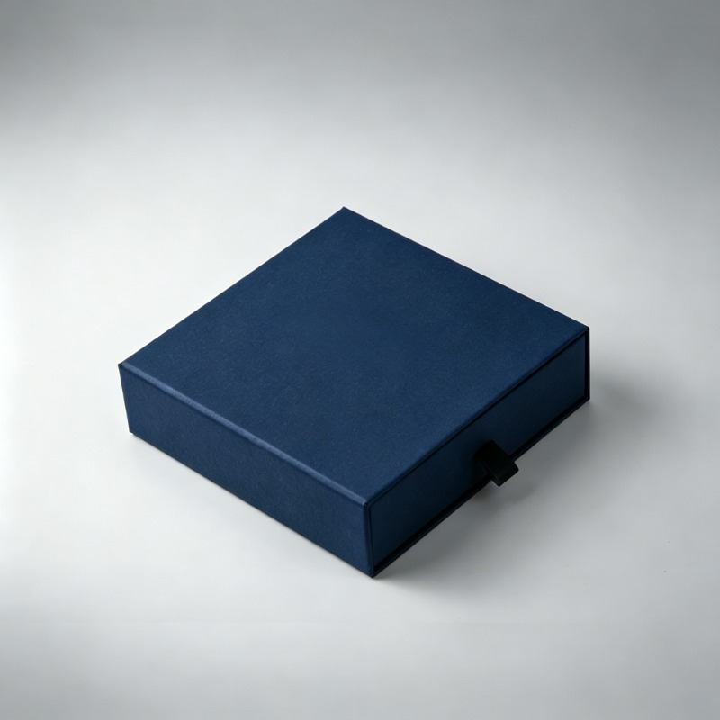 Preço de Fábrica Embalagem de Papel com Logo OEM Caixa de Embalagem para Joias em Formato de Gaveta Caixa de Joias Pequena em Papelão Fosco Caixa de Presente para Colar e Anel com Impressão