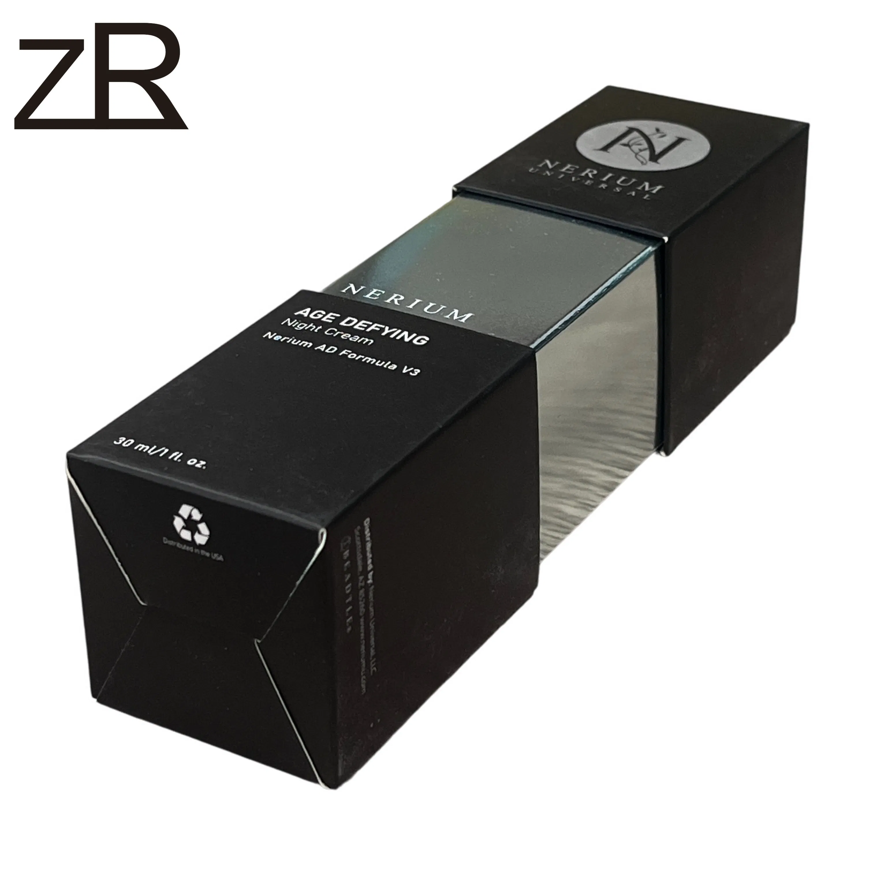 Caixa de papelão de embalagem de luxo impressa com logotipo personalizado para conjunto de presentes de produtos cosméticos para cuidados com a pele