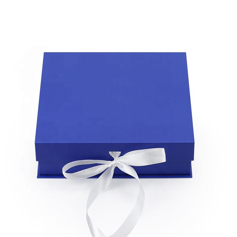 Caixa de embalagem de presente de papel magnético dobrável personalizada para cosméticos, maquiagem, joias, roupas, relógios, casamentos, festas e festivais