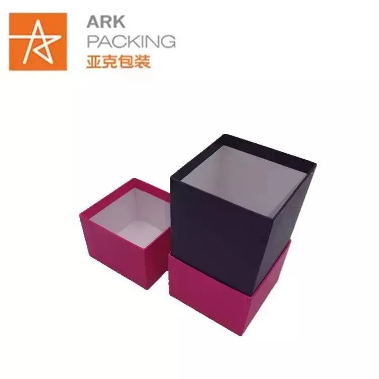 Caixas de presente de papelão de luxo personalizadas para embalagens de frascos de perfume, caixas de papelão com tampa e base para velas