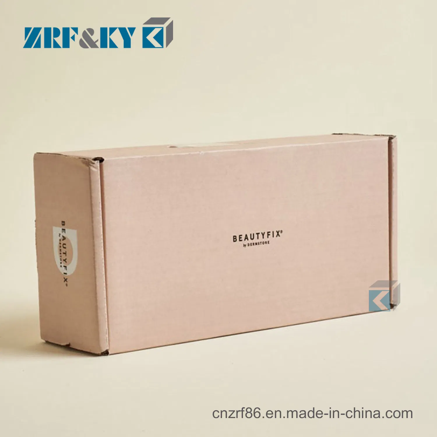 Pacote de Produtos de Cuidado da Pele Personalizados em Rosa Caixa de Envio de Papelão para Cuidados com a Pele