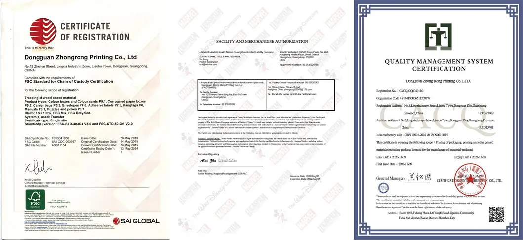Certificados de qualidade