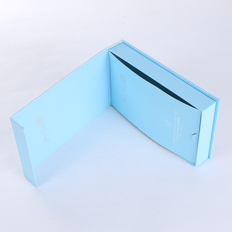 Produção Personalizada de Caixas de Presente para Produtos de Cuidado da Pele, Caixas de Luxo em Formato de Livro com Tampa Flip-Top