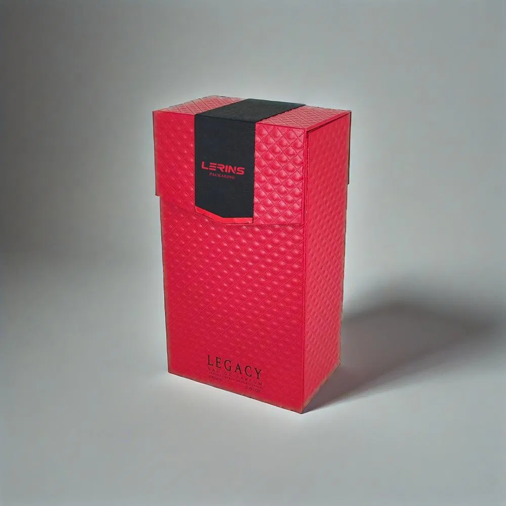 Caixa de embalagem de maquiagem cosmética para produtos de cuidados com a pele, perfume, óleo essencial, com logotipo personalizado e estampagem a quente, a preços acessíveis