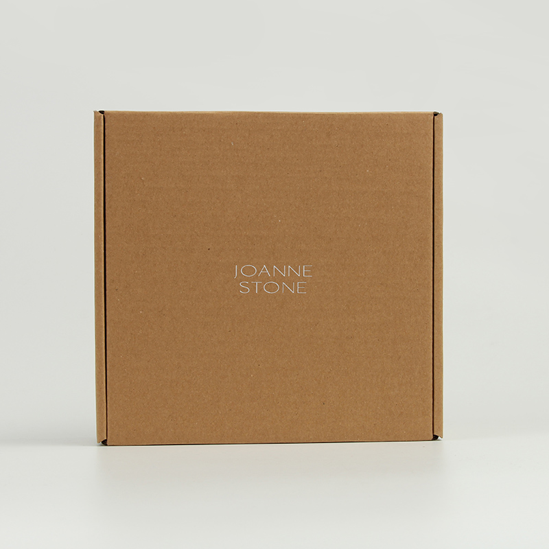 Caixa de Envio de Papel Kraft Reciclável Corrugado para E-Commerce para Sapatos e Meias