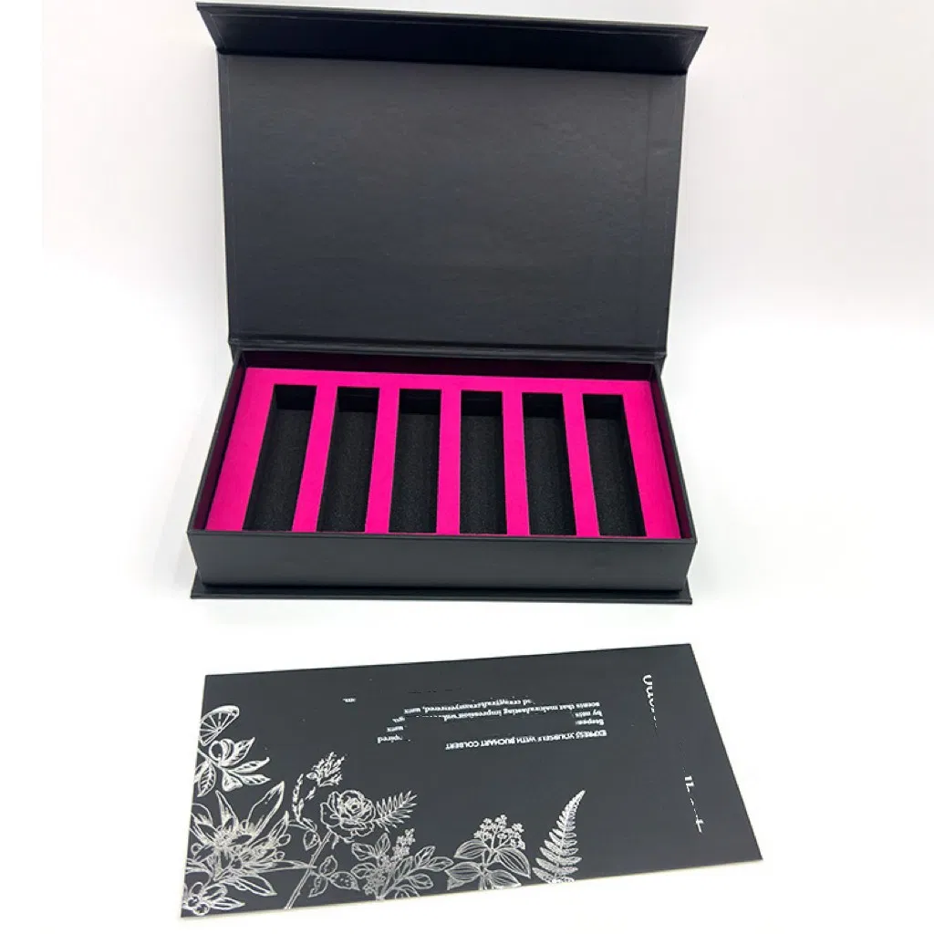 Caixa de embalagem de roupa rígida de papelão dobrável de presente magnético de luxo com logotipo personalizado