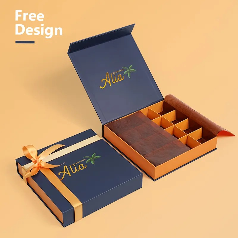 Embalagem de presente personalizada com logotipo, caixa colorida para chocolate, joias, sapatos, caixa de papelão