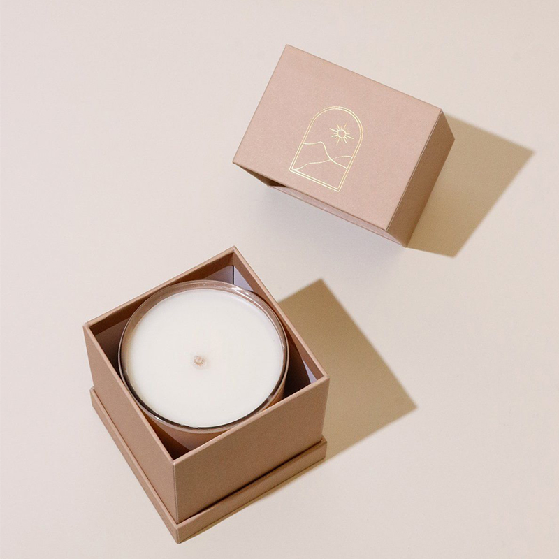 Caixas de Presente de Luxo com Tampa Magnética Conjunto de Velas Brancas Elegantes para Dama de Honra Embalagem de Presente Personalizada