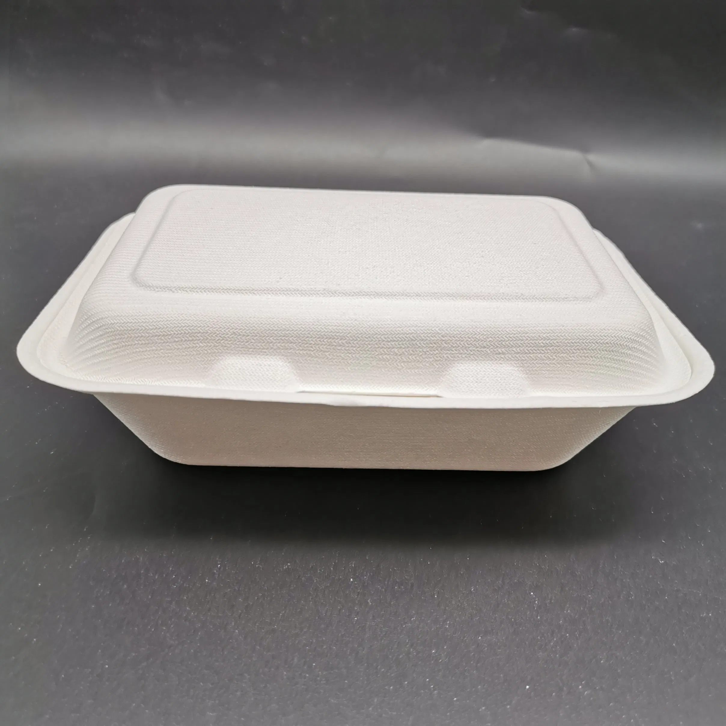 Container de Alimentos Biodegradável e Ecológico 600ml Caixa Clamshell para Alimentos