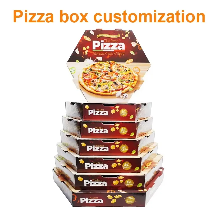 Embalagem de pizza personalizada 3