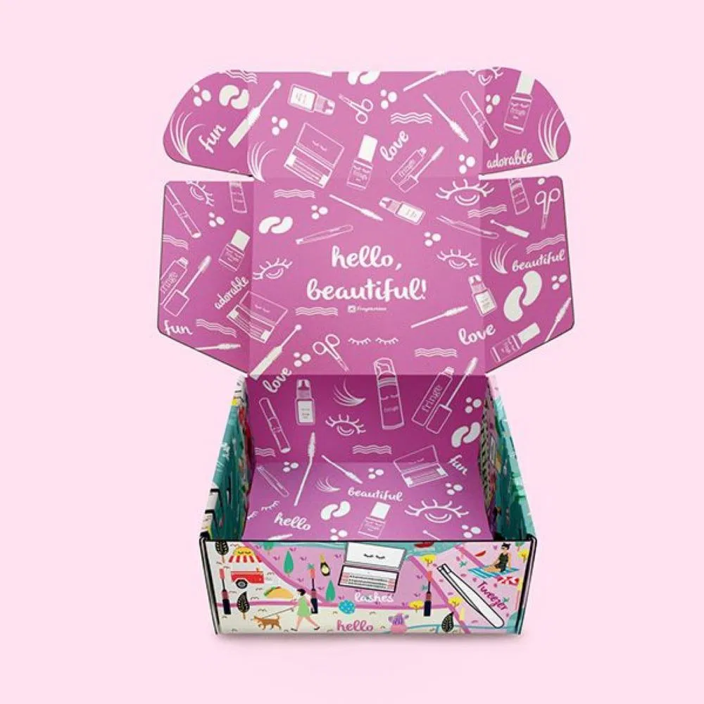 Caixa de Embalagem de Papelão Corrugado Personalizada para Roupas, Calçados e Acessórios de Luxo com Impressão Completa