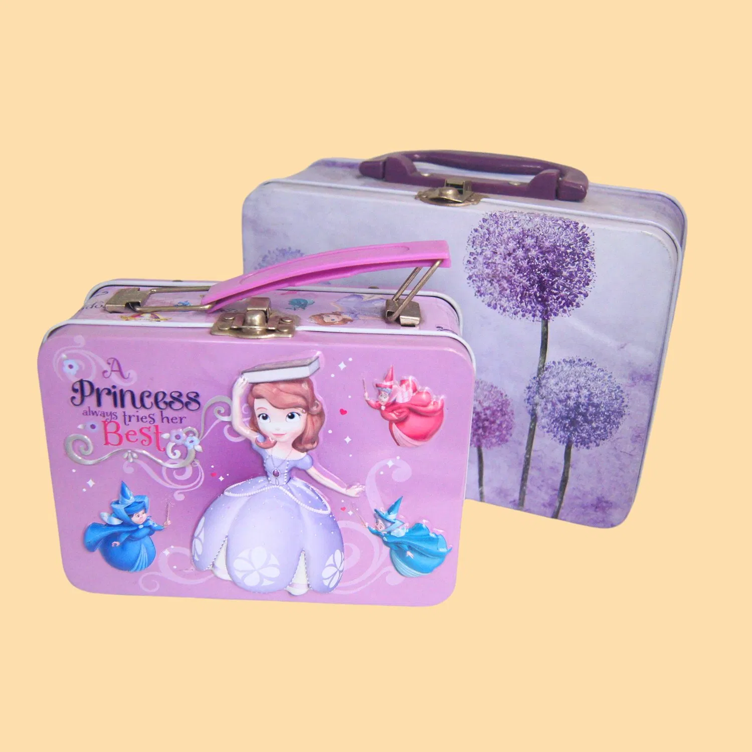 Container de embalagem de biscoitos de café personalizados, balde de pipoca deslizante de metal, placa de música, caixa de almoço, presente de chá, vela, lata de metal, caixa de presente de metal