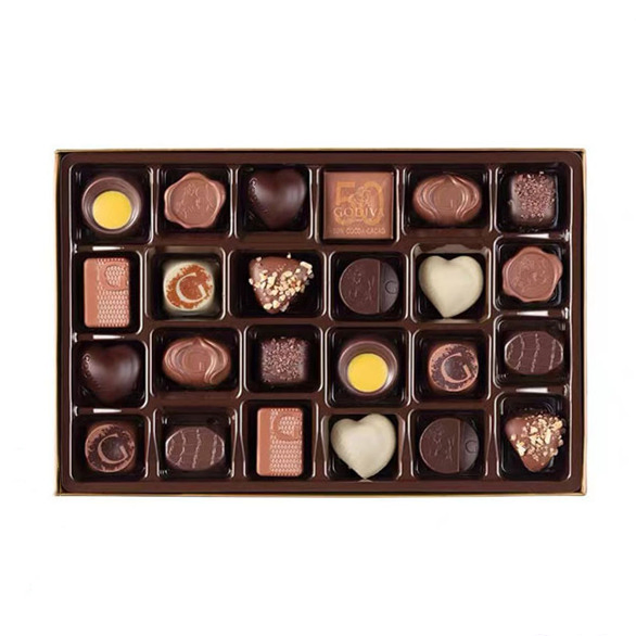 Personalize Caixa de Presente de Cartão de Luxo Vazia para Doces de Chocolate no Dia dos Namorados