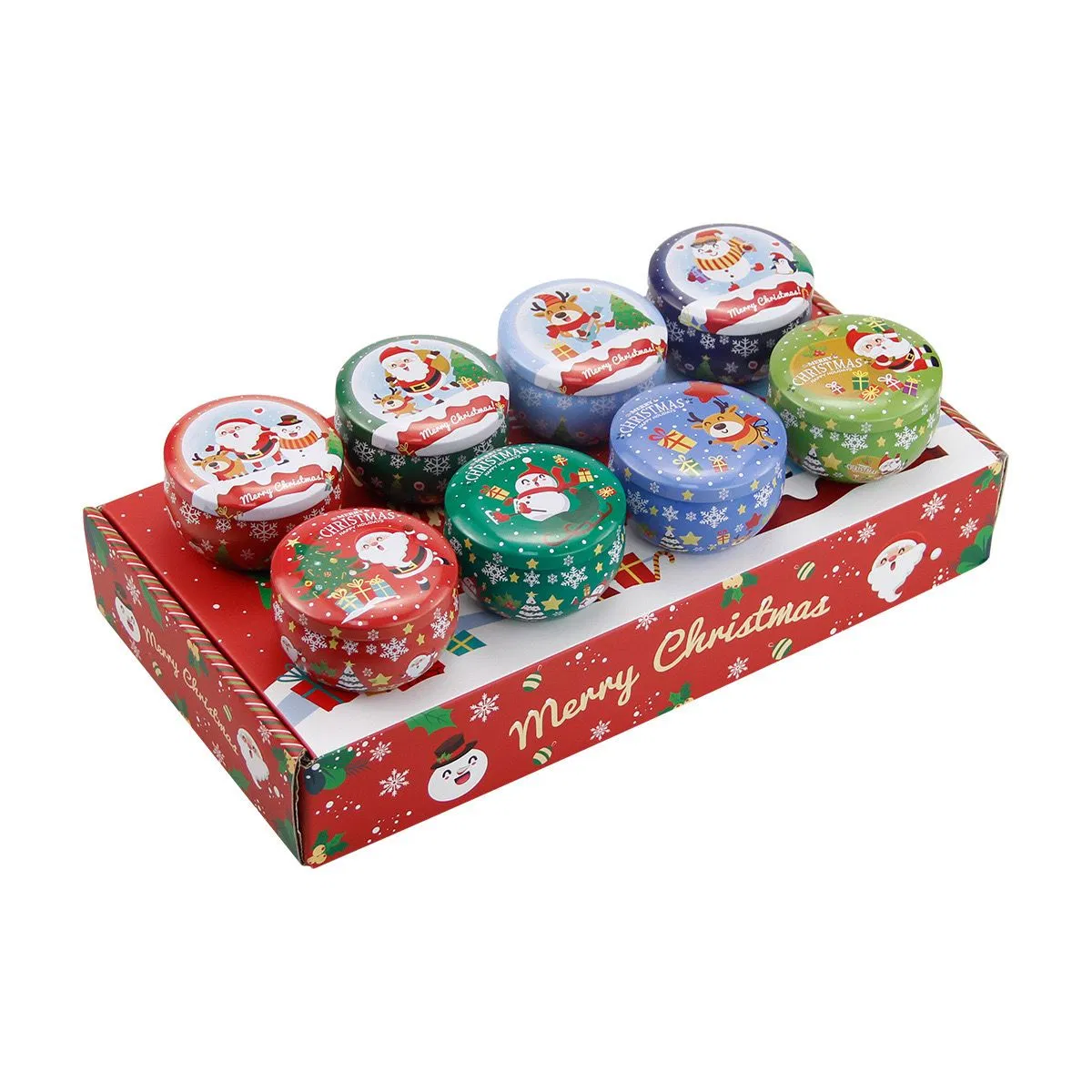 Caixa de Metal para Design de Fábrica, Presente de Música Metal, Caixa de Lata para Chocolate, Doces e Presentes de Natal
