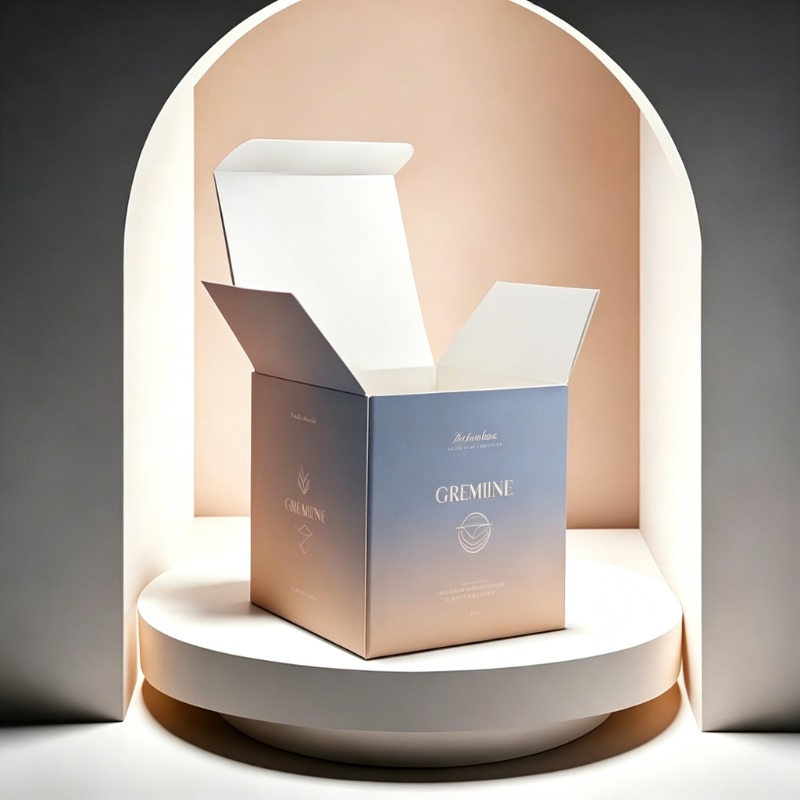Fabricante de Luxo de Baixo Preço OEM Produto Embalagem de Joias Impressa Caixa de Presente de Papelão Rígido Colapsável para Creme Facial de Cuidados com a Pele