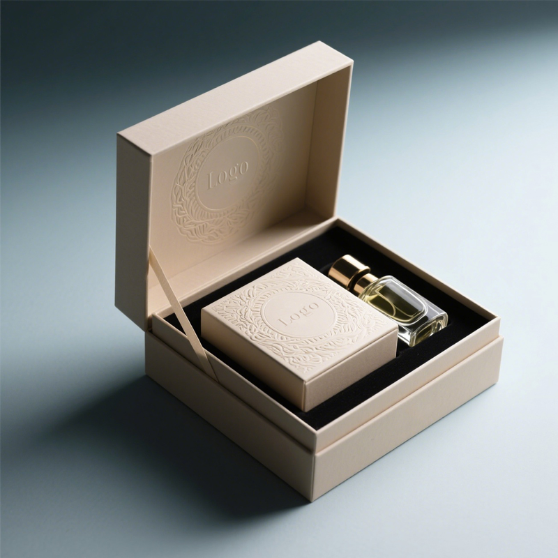 Design de Logo Personalizado Reutilizável Caixa de Papel Rígido Artesanal de Luxo para Cosméticos Estojo de Perfume Caixa de Embalagem para Joias com Fecho Magnético