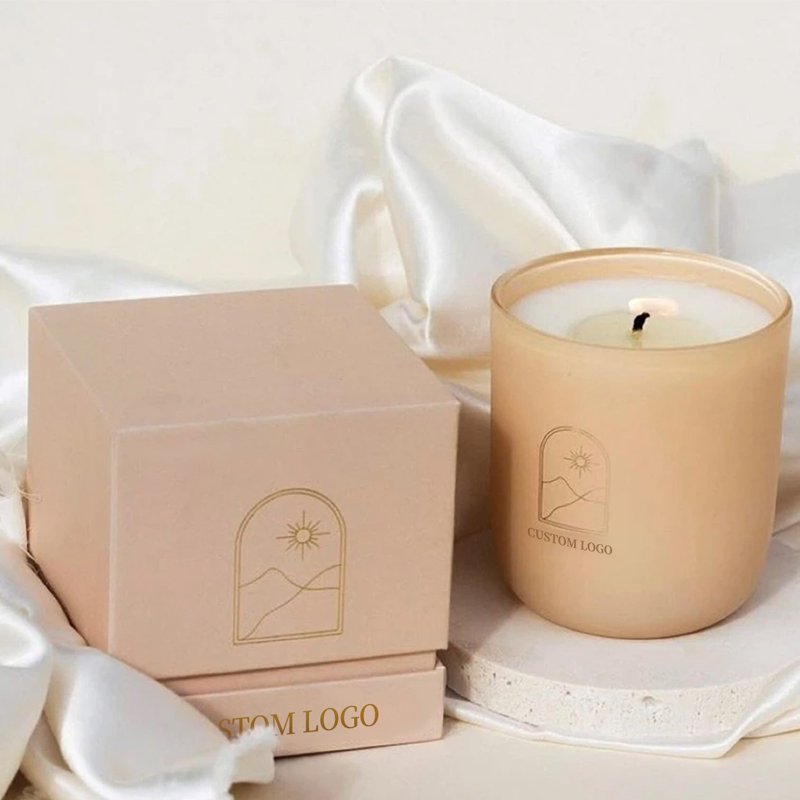 Caixas de Presente de Luxo com Tampa Magnética Conjunto de Velas Brancas Elegantes para Dama de Honra Embalagem de Presente Personalizada