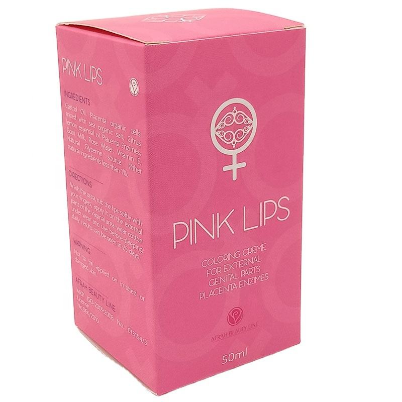 Produtos de cuidados com a pele de óleos essenciais personalizados, embalagem de caixa de papel autoportante reciclável com laminação fosca para creme para os olhos