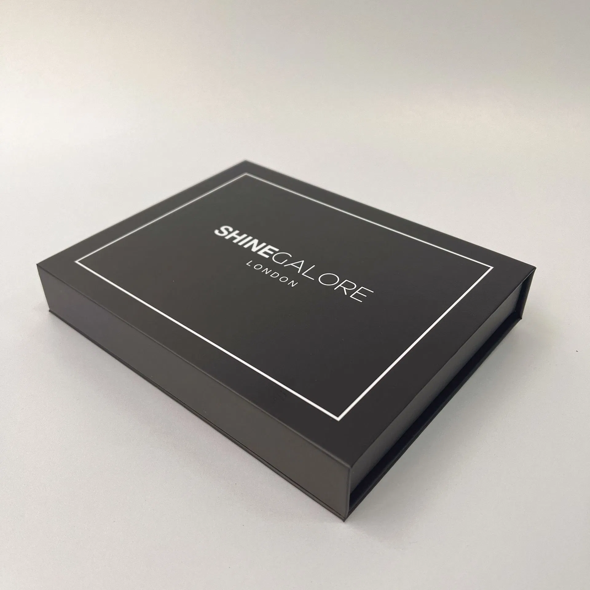 Caixa de embalagem magnética em forma de livro de papelão premium de luxo, personalizada, para chocolates, joias, perfumes, flores e cosméticos