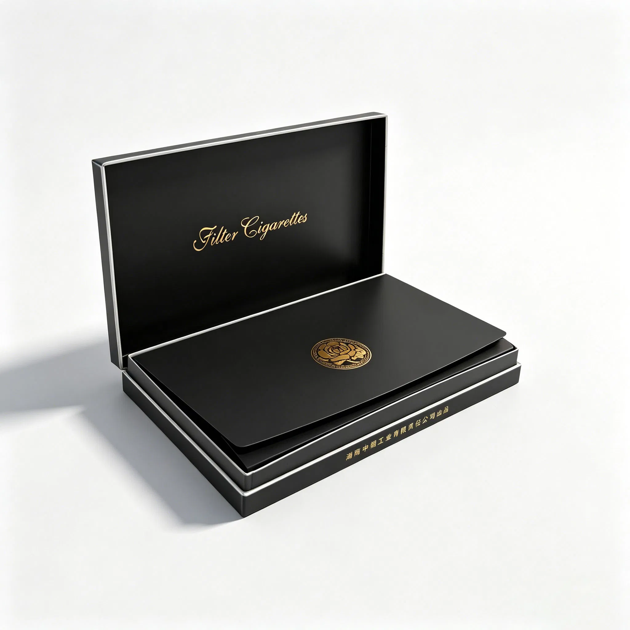 Caixa de Cigarros Ecológica Personalizada com Embossing UV, Fecho Magnético, Papel Premium, Caixas Rígidas