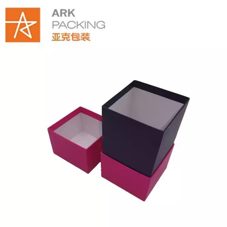 Caixas de presente de papelão de luxo personalizadas para embalagens de frascos de perfume, caixas de papelão com tampa e base para velas