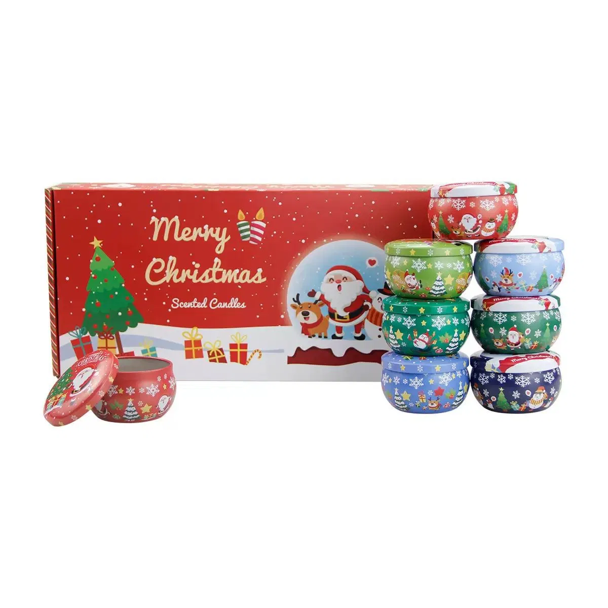 Caixa de Metal para Design de Fábrica, Presente de Música Metal, Caixa de Lata para Chocolate, Doces e Presentes de Natal