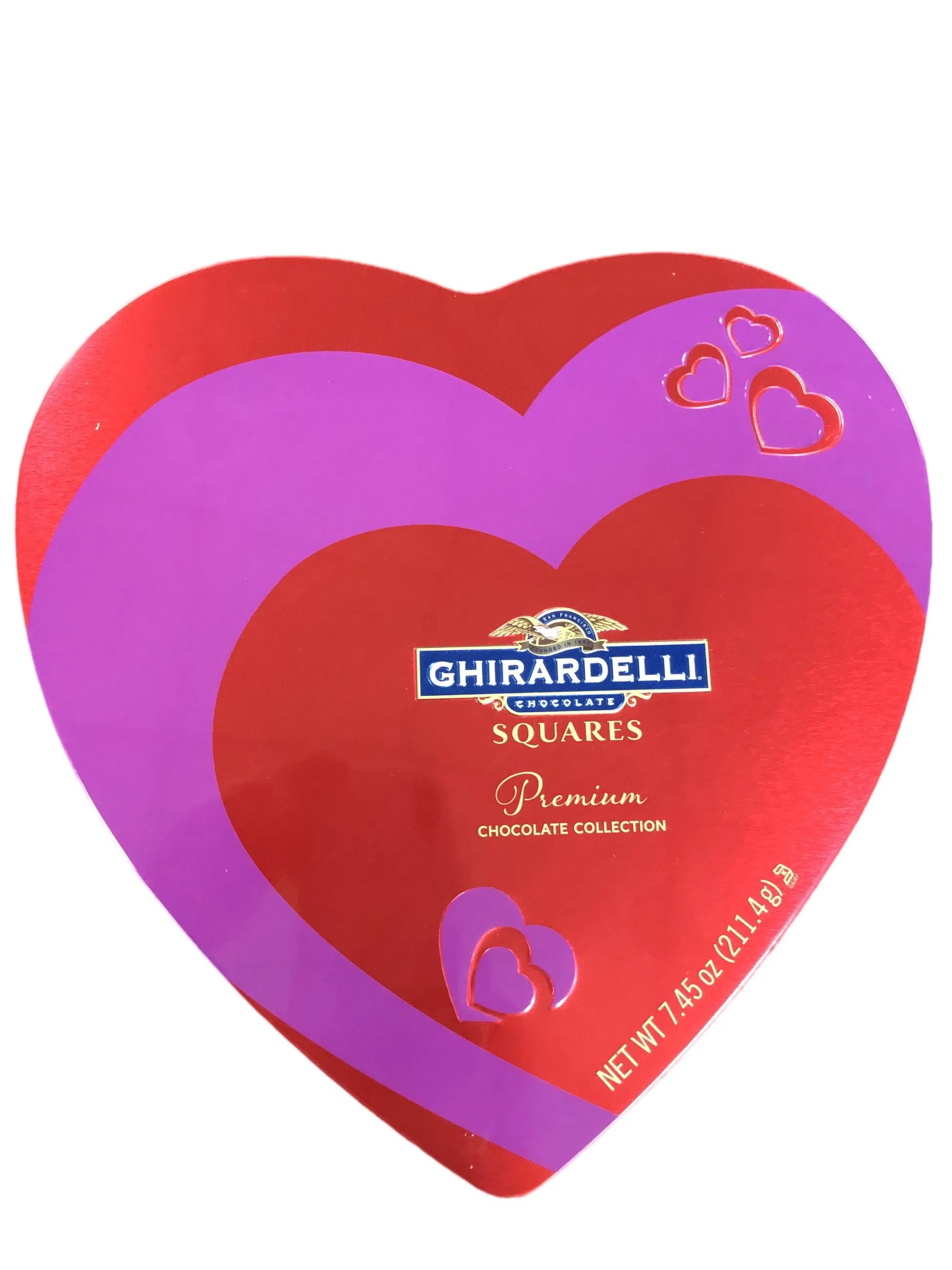 Lata de metal em forma de coração para chocolates, biscoitos, doces, menta, embalagem de presente de Natal
