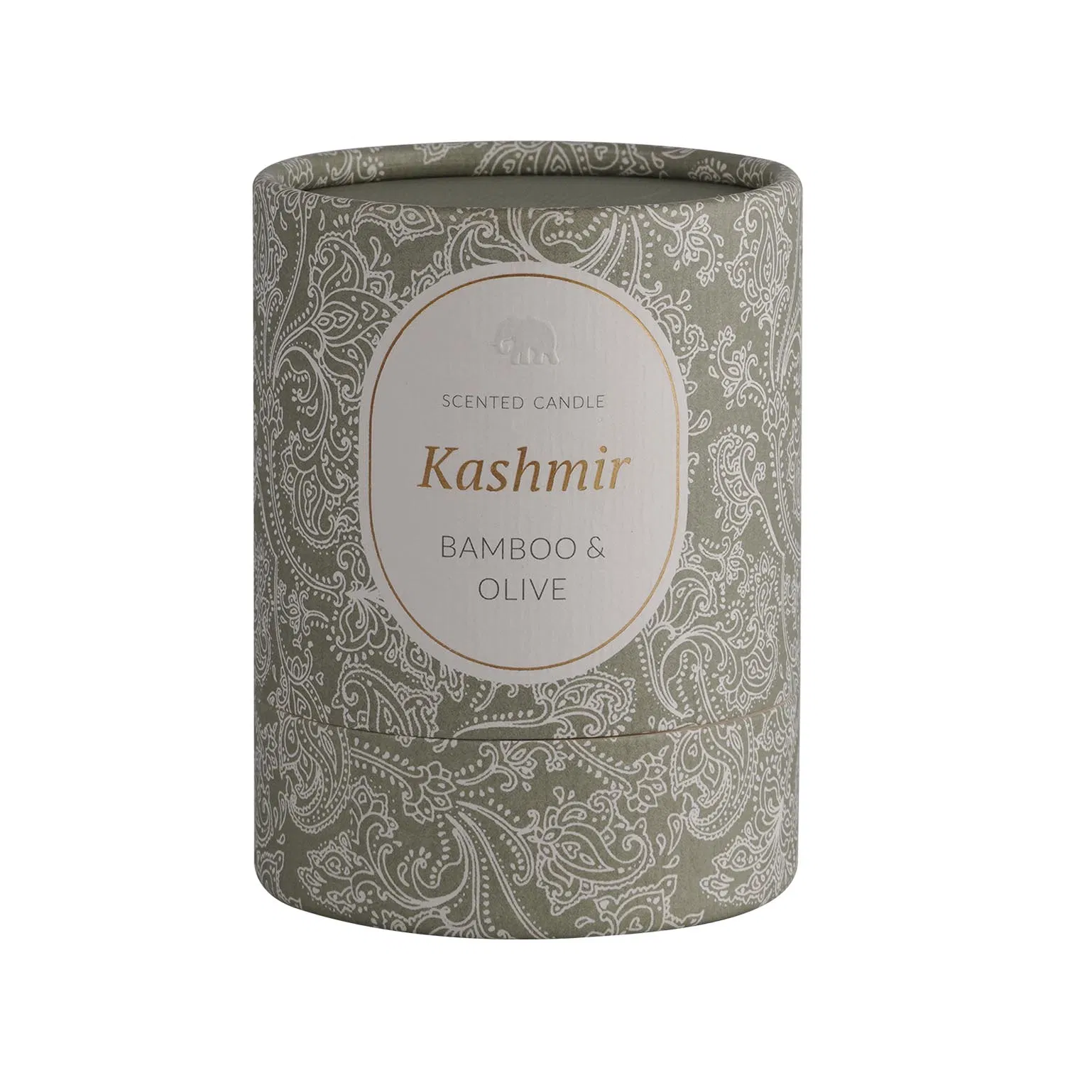 Impressão de Marca Personalizada Logotipo Hot Foil Stamping Embossing Cilindro Caixa de Presente para Embalagem de Vela