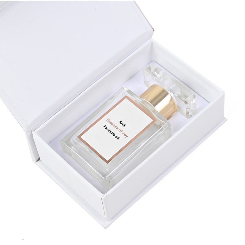Caixa Rígida de Perfume de Luxo com Logo Personalizado e Fechamento Magnético para Embalagem de Conjunto de Presentes