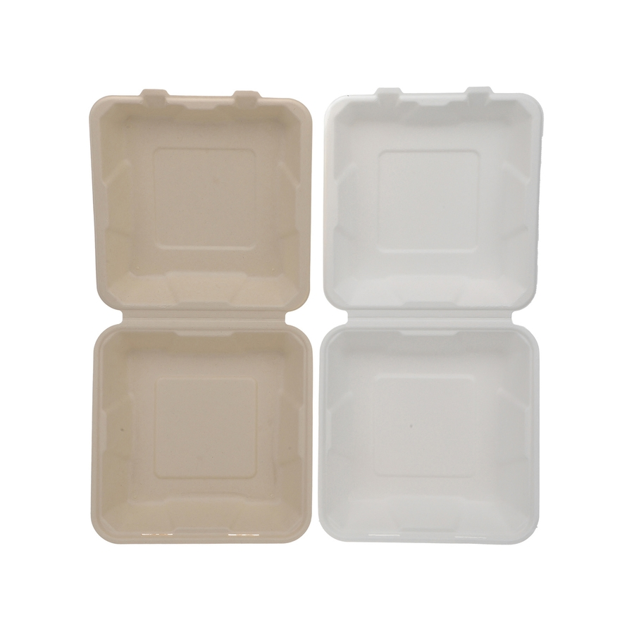 Caixa de Alimentos Biodegradável Personalizada para Serviço de Alimentos Ecológico