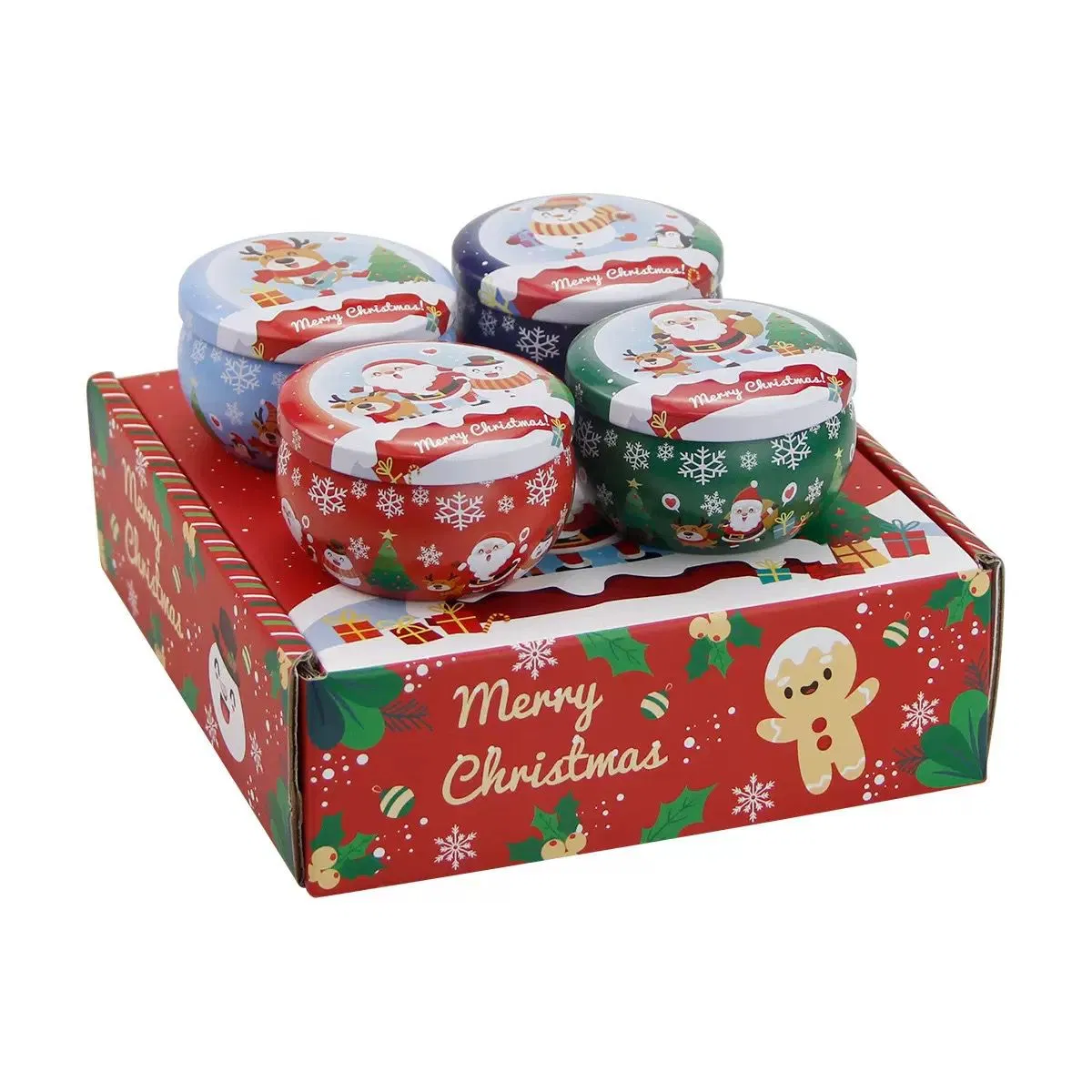 Caixa de Metal para Design de Fábrica, Presente de Música Metal, Caixa de Lata para Chocolate, Doces e Presentes de Natal