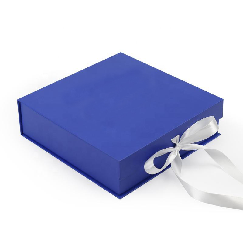 Caixa de embalagem de presente de papel magnético dobrável personalizada para cosméticos, maquiagem, joias, roupas, relógios, casamentos, festas e festivais