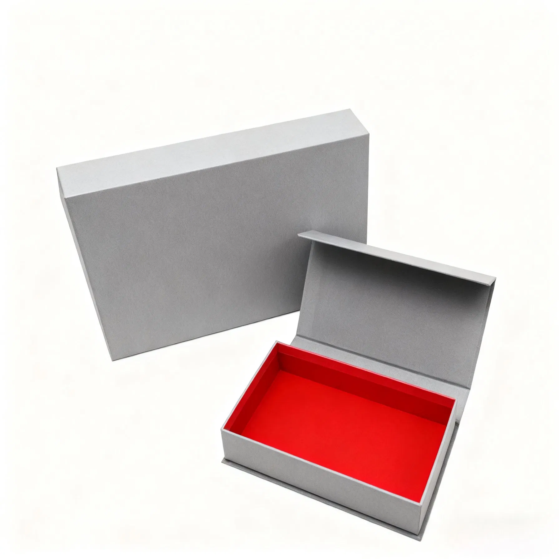 Impressão Personalizada de Logotipo em Papelão Rígido Luxuoso com Fechamento Magnético para Embalagem de Roupas Dobradas