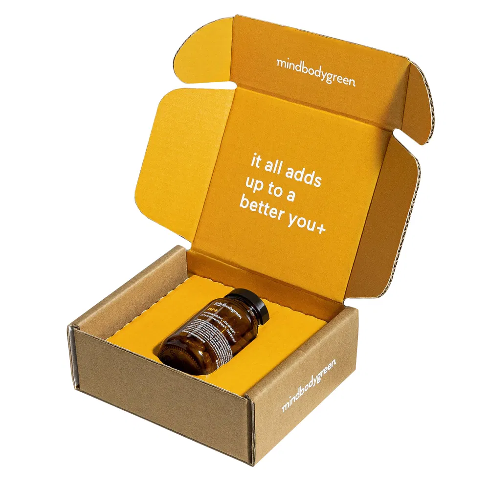 Caixa de Entrega de Embalagem Corrugada Personalizada com Inserto para Produto de Cuidado da Pele
