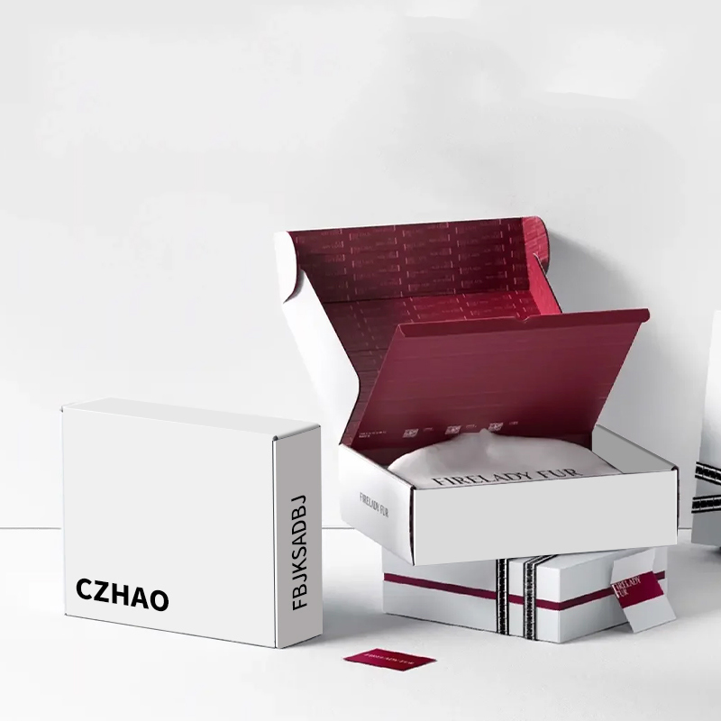 Caixa de papel rígido dobrável impressa com logotipo personalizado para embalagem de roupas, caixas de presente de luxo com fecho magnético e tampa