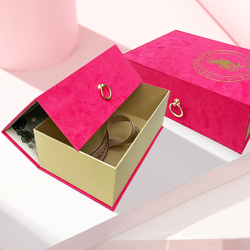 Caixa de presente de papel rígido de boa qualidade feita à mão para embalagem de cosméticos e roupas, caixa de vela de luxo personalizada