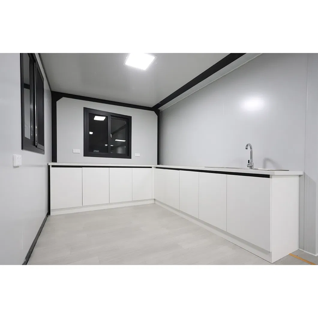 20FT Casa Contêiner Modular Expandável de Dupla Asa Casa Prefabricada