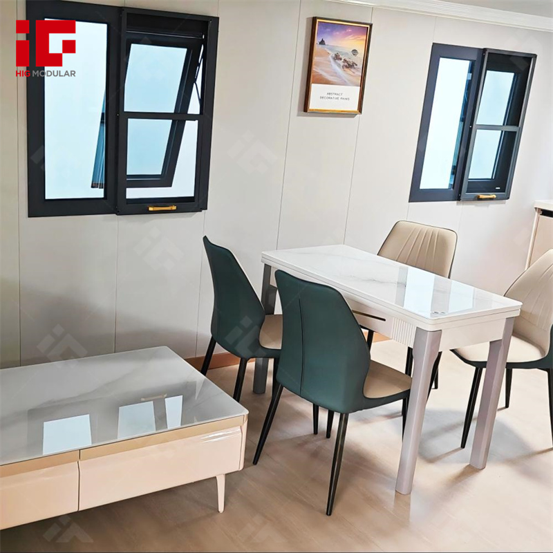 Casa de Contêiner Modular de Luxo 20-Foot Expansível Alimentada por Energia Solar Escritório Pré-fabricado Pronto para Morar Casa Minúscula Dobrável Moderna Casa Anexa para Idosos