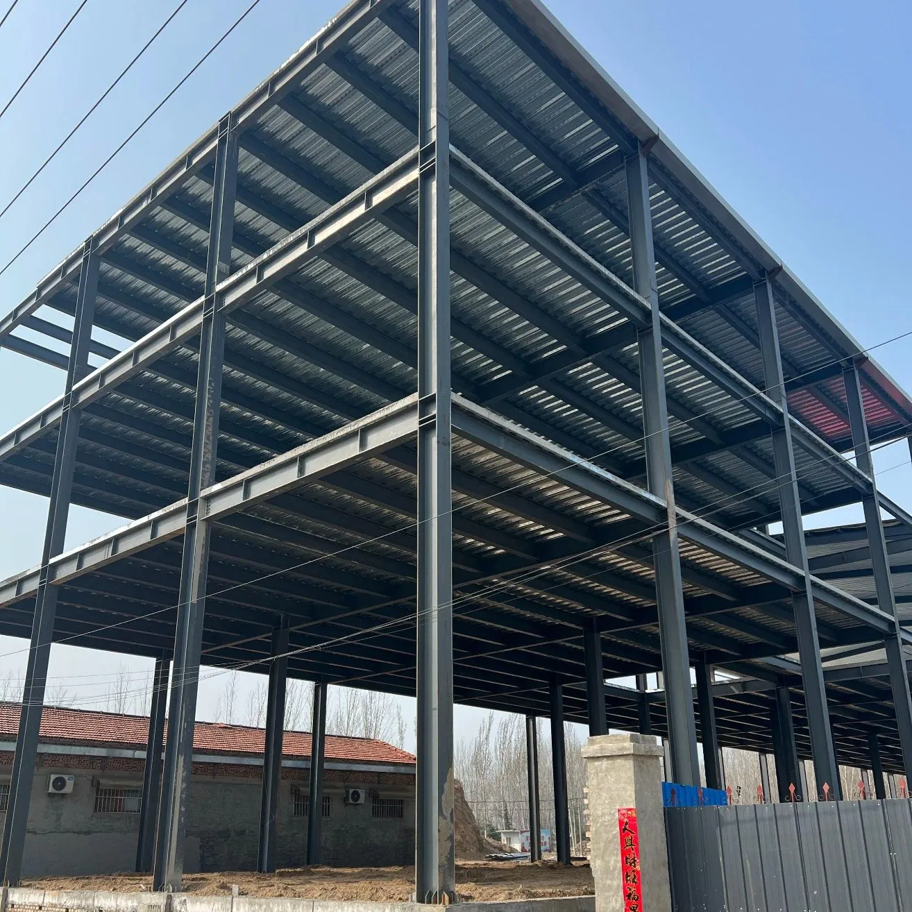 Soluções Modernas de Edifícios Comerciais de Aço Prefabricados de Múltiplos Andares para Compradores Globais
