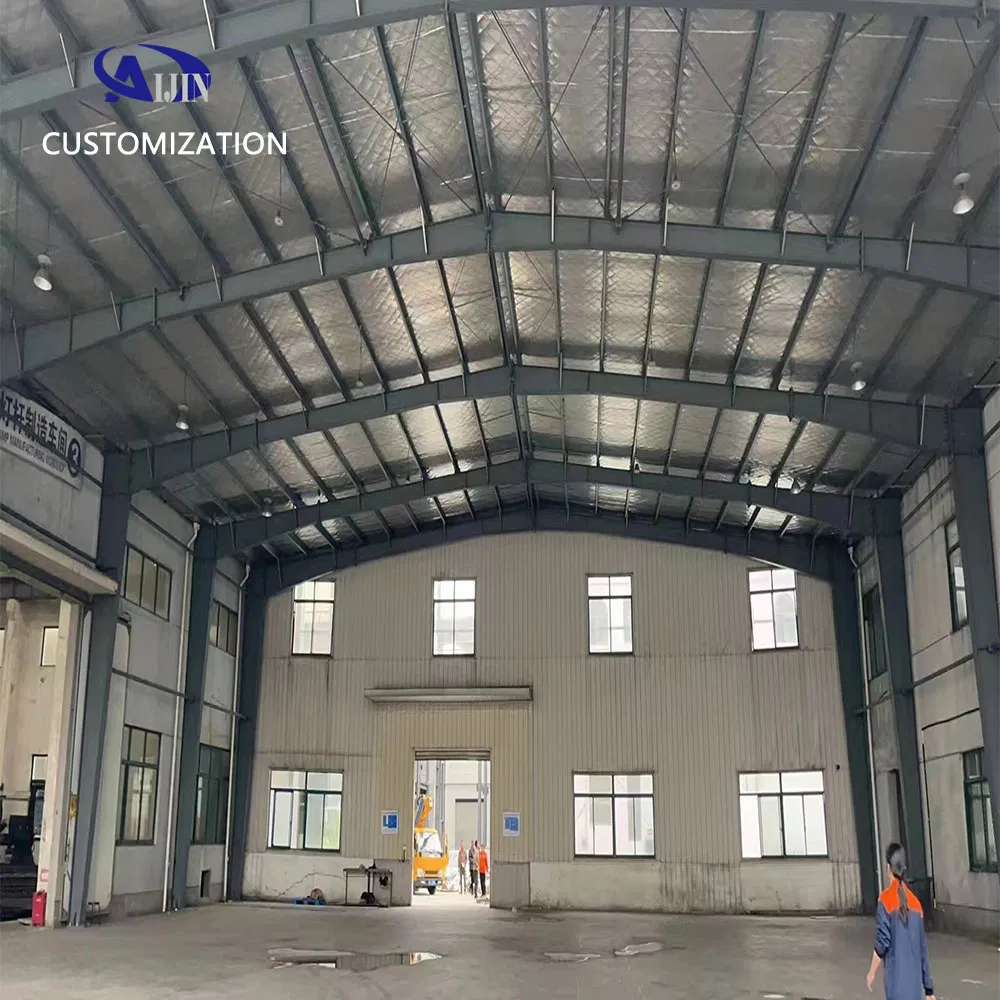 Vigas de Estrutura de Quadro de Metal de Aço Pré-fabricadas para Construção Residencial Armazém Pré-fabricado