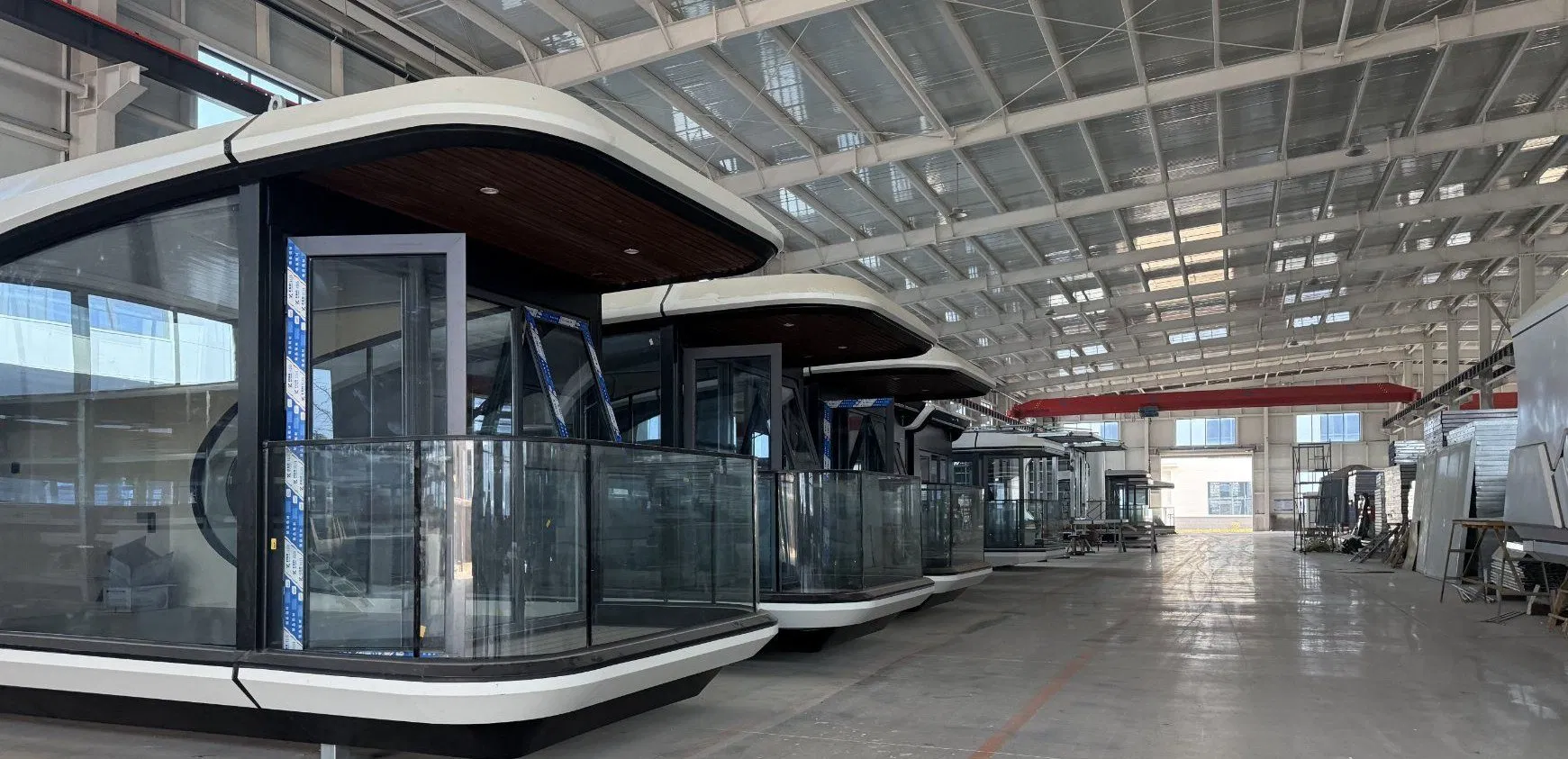 Cabana de Maçã Moderna Prefabricada Modular e Pequena com Hotel