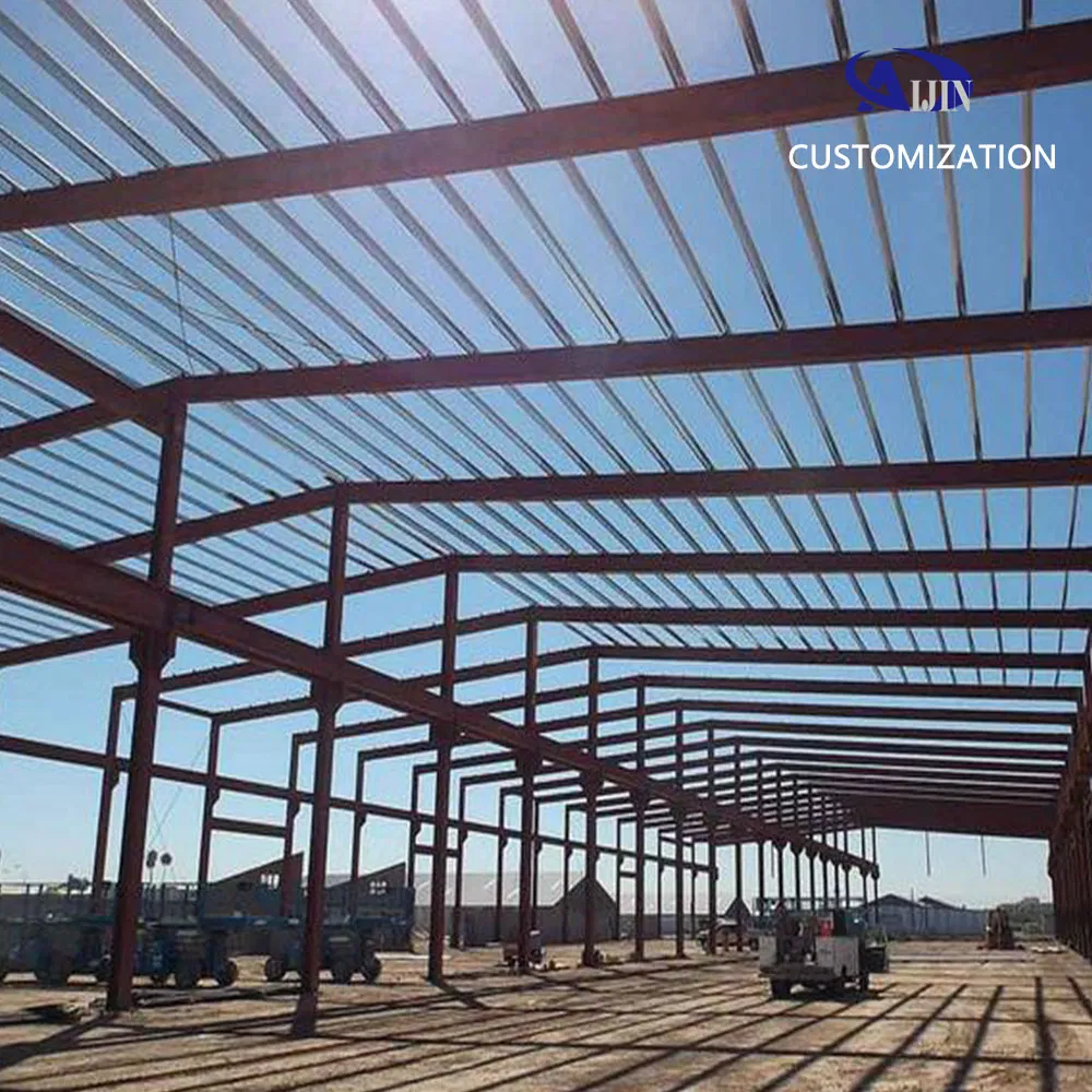 Vigas de Estrutura de Quadro de Metal de Aço Pré-fabricadas para Construção Residencial Armazém Pré-fabricado