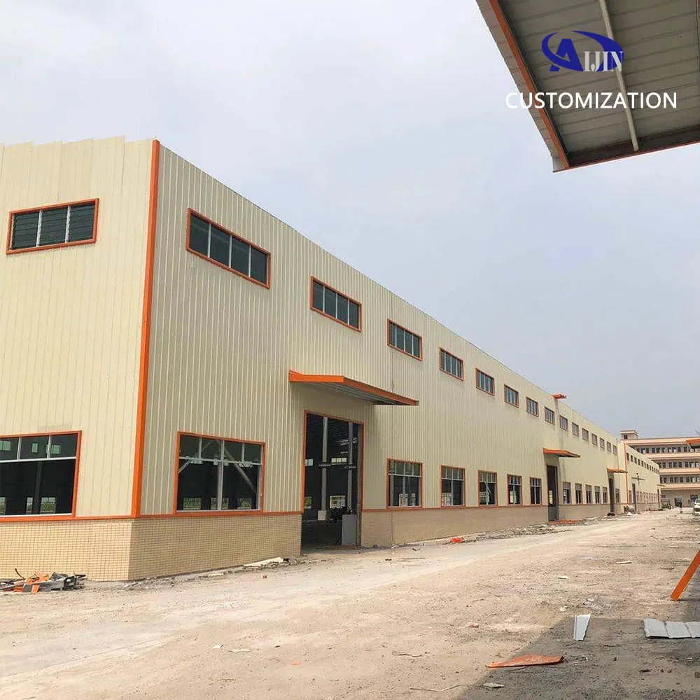 Vigas de Estrutura de Quadro de Metal de Aço Pré-fabricadas para Construção Residencial Armazém Pré-fabricado